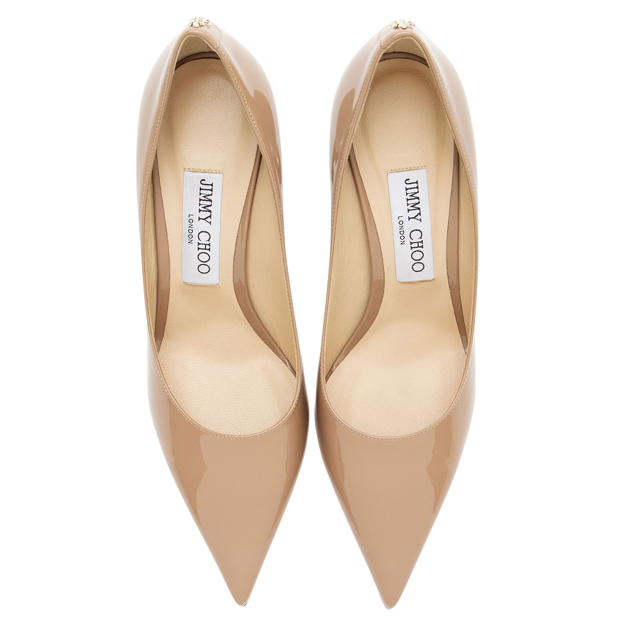 Jimmy Choo Patent Leather Love 85 Pumps - Size 7.5 / 37.5