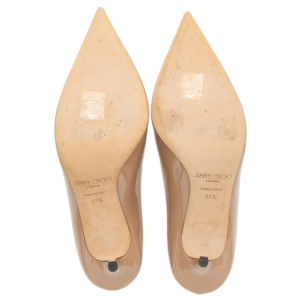 Jimmy Choo Patent Leather Love 85 Pumps - Size 7.5 / 37.5