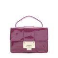Jimmy Choo Patent Leather Rebel Satchel (SHF-20666)