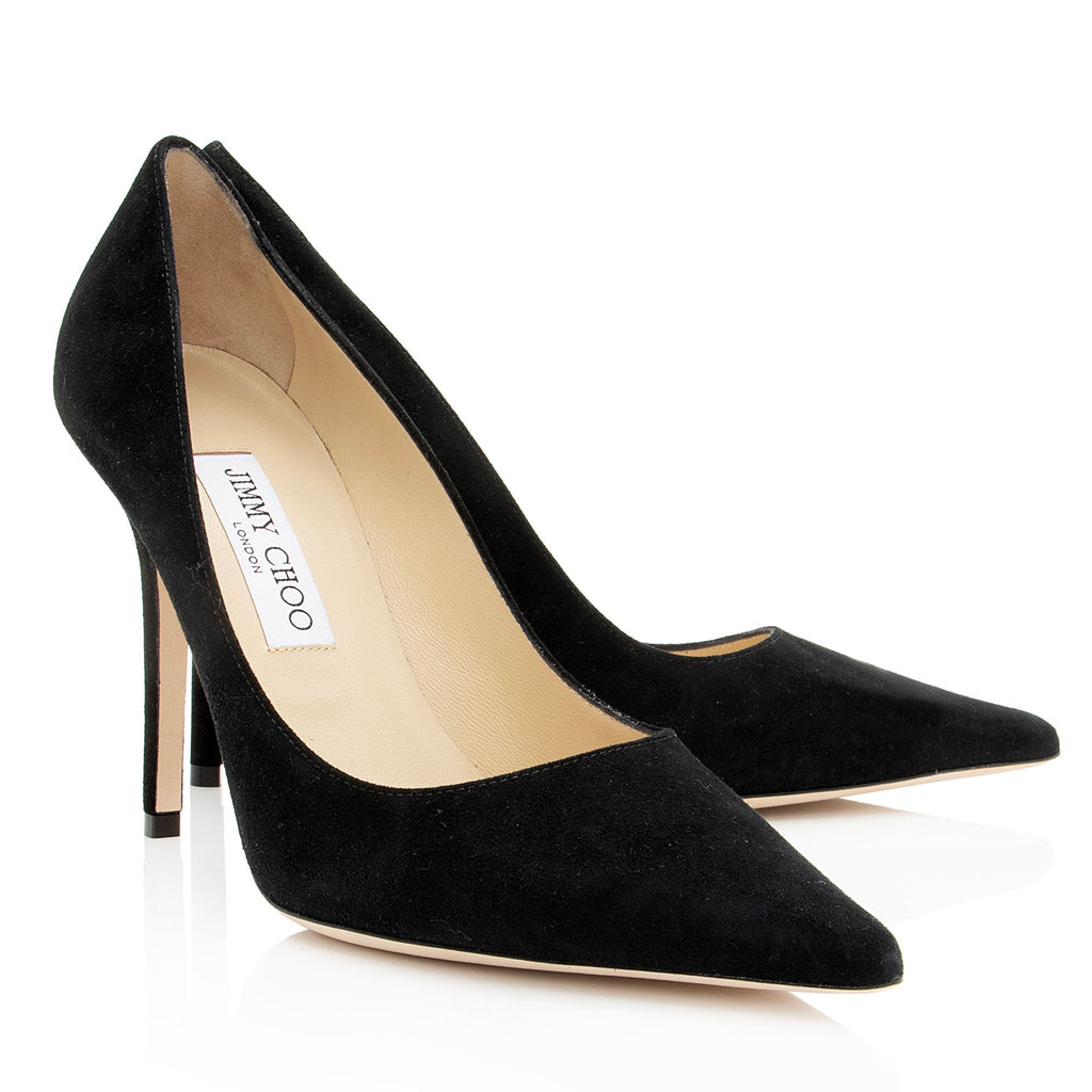 Jimmy Choo Suede Romy Pumps - Size 9.5 / 39.5