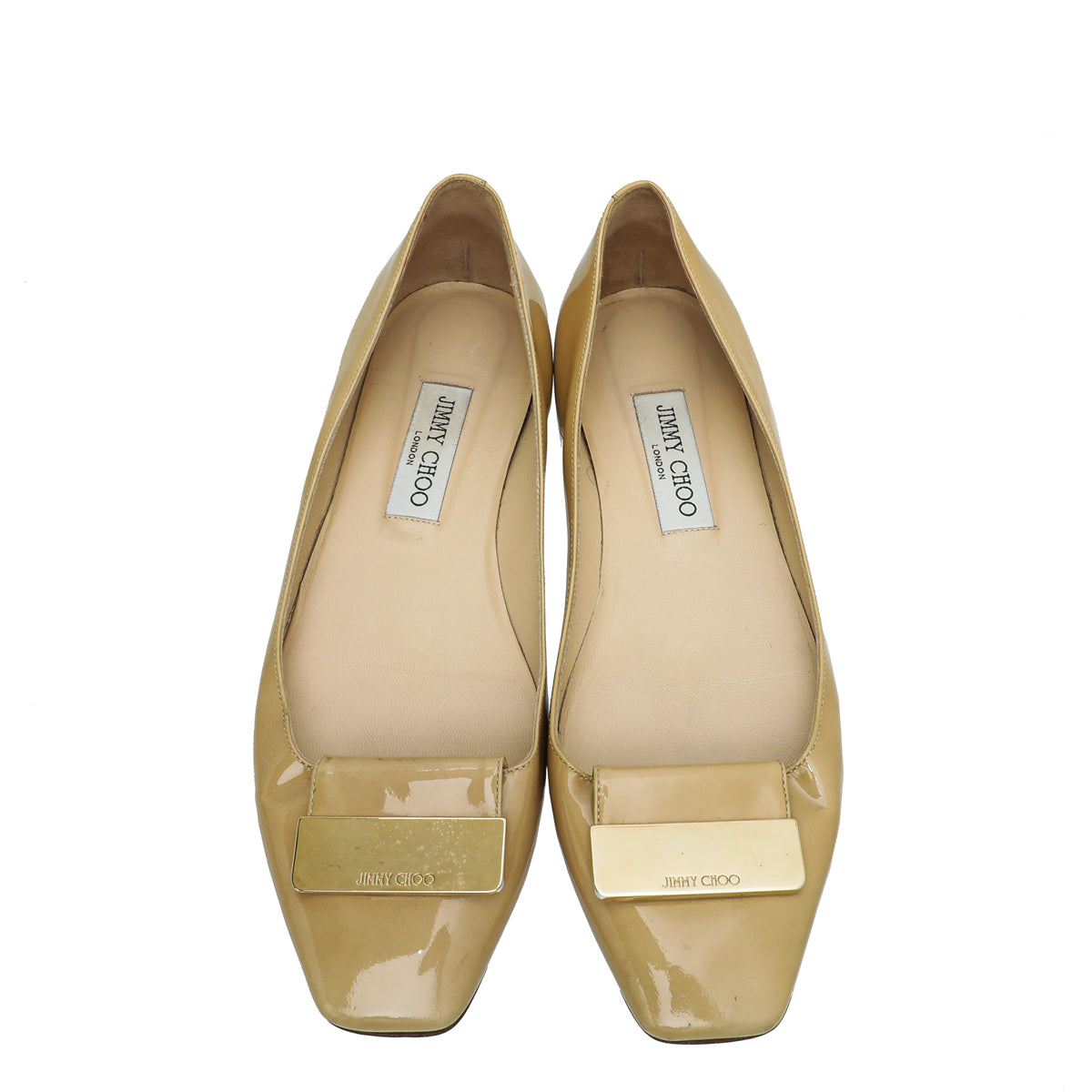 Jimmy Choo Beige Ballet Flats 39