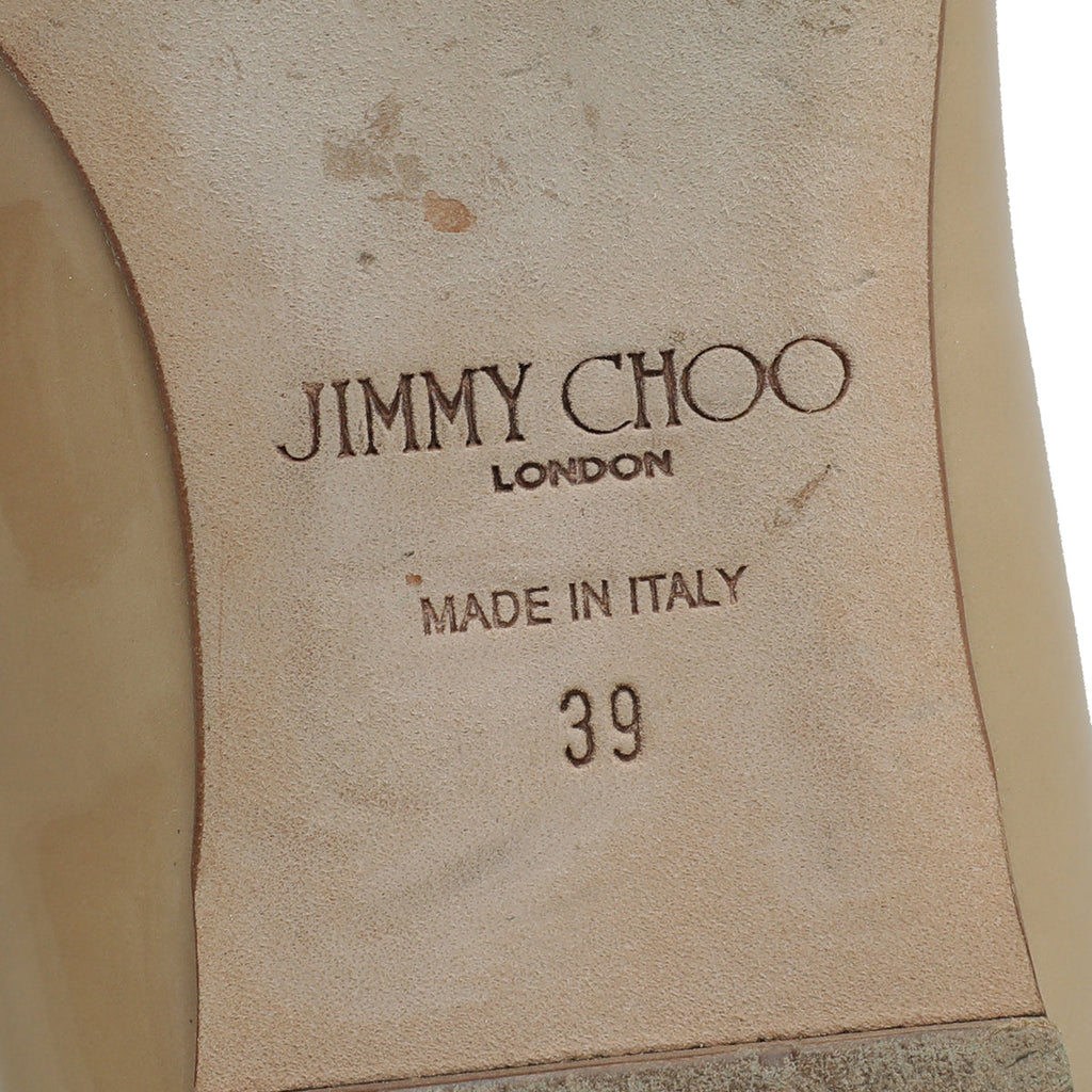 Jimmy Choo Beige Ballet Flats 39