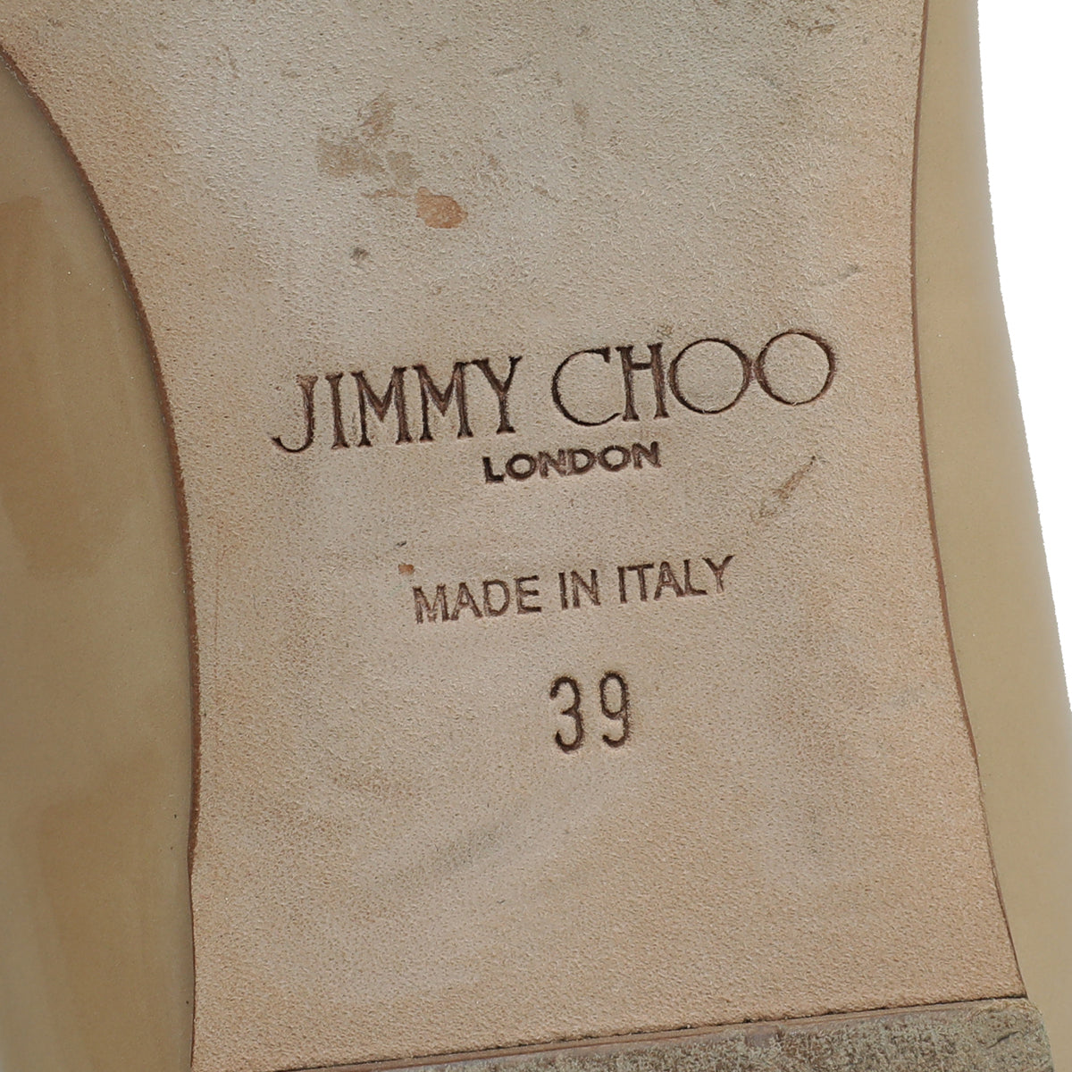 Jimmy Choo Beige Ballet Flats 39