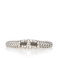 John Hardy Sterling Silver Black Sapphire Kali Pebble Station Bracelet