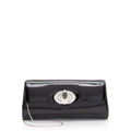 Judith Leiber Patent Leather Crystal Turnlock Clutch (SHF-D1Or7j)