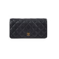 Chanel Black Long Caviar Wallet- Series 21