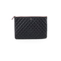 Chanel O Case Lambskin Black (20 Series)