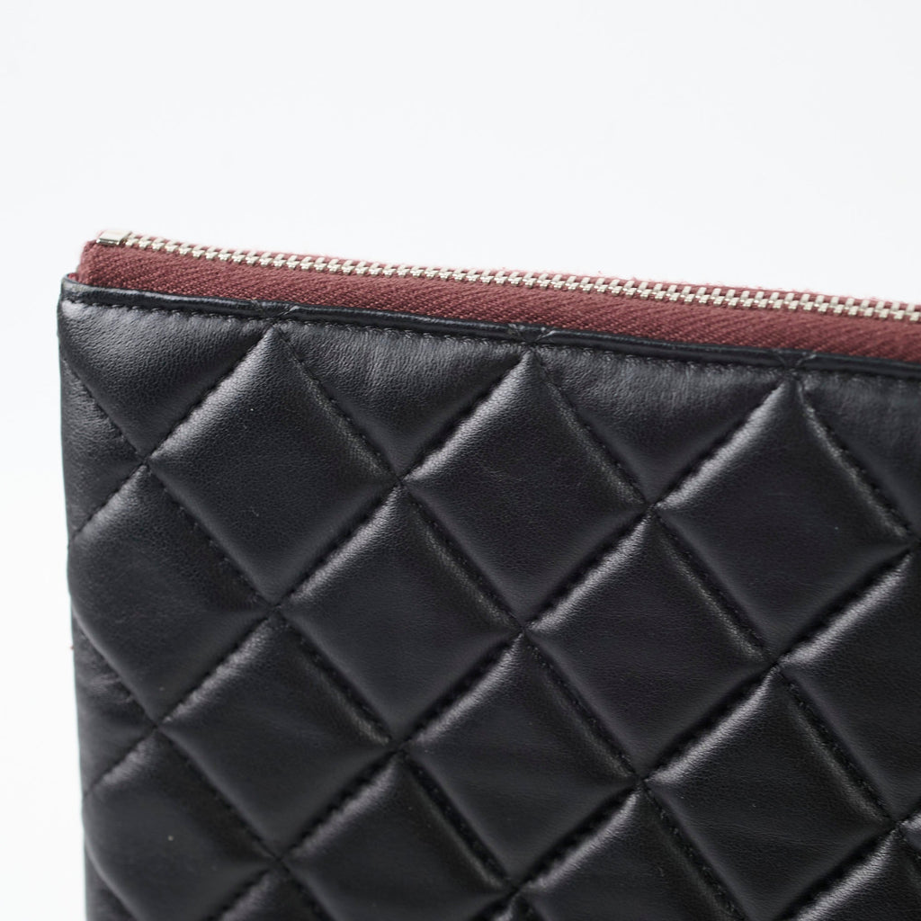 Chanel O Case Lambskin Black (20 Series)