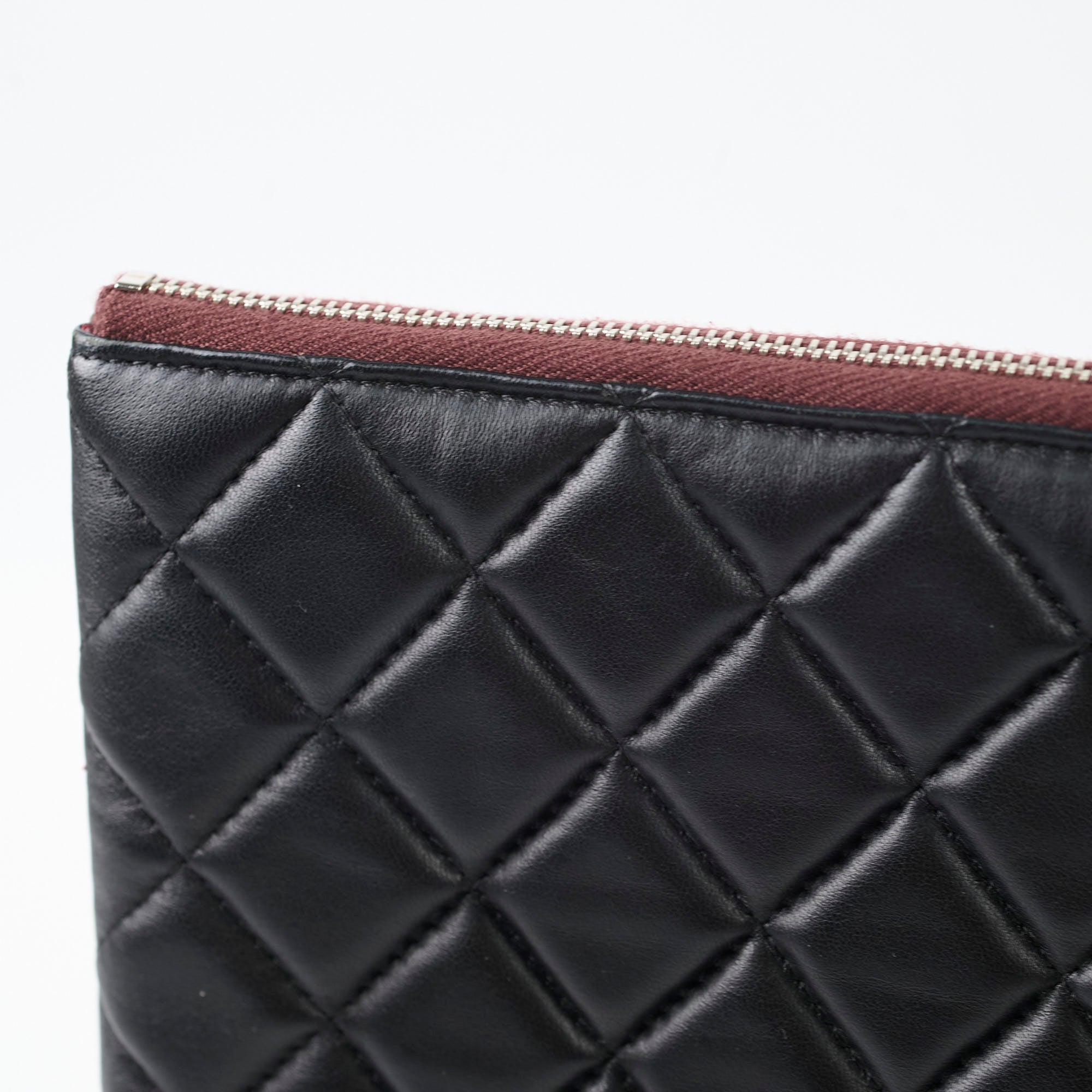 Chanel O Case Lambskin Black (20 Series)