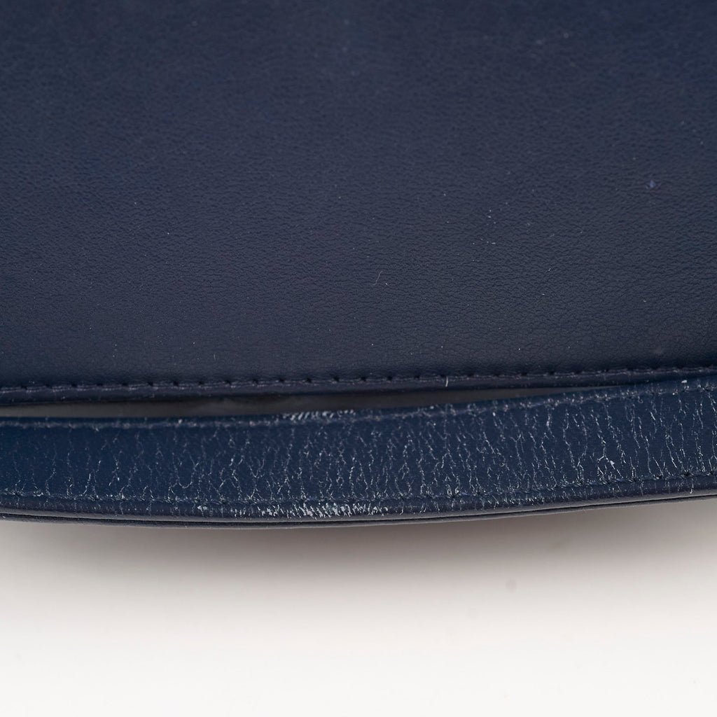 Chanel Seasonal Shoulder Bag Navy