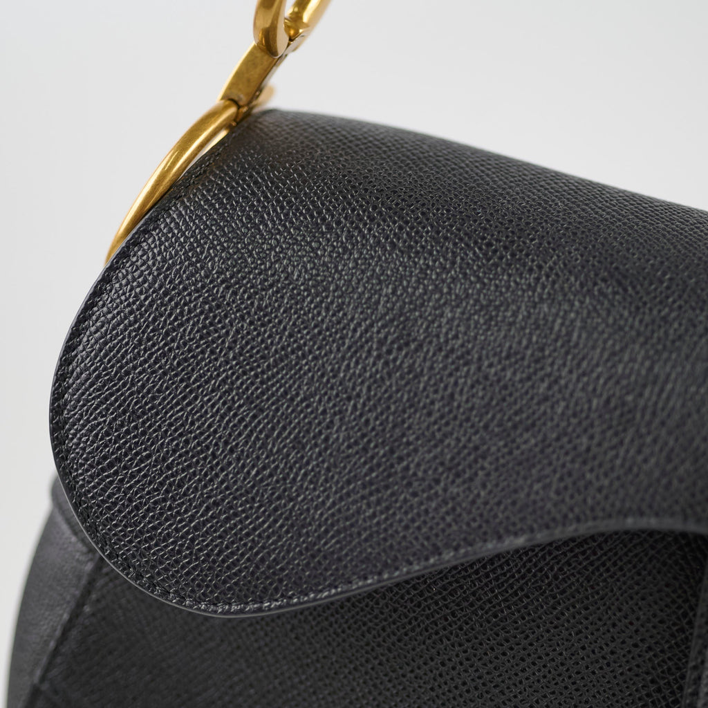 Christian Dior Saddle Bag Black