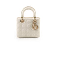 Christian Dior Small ABC Lady Dior White