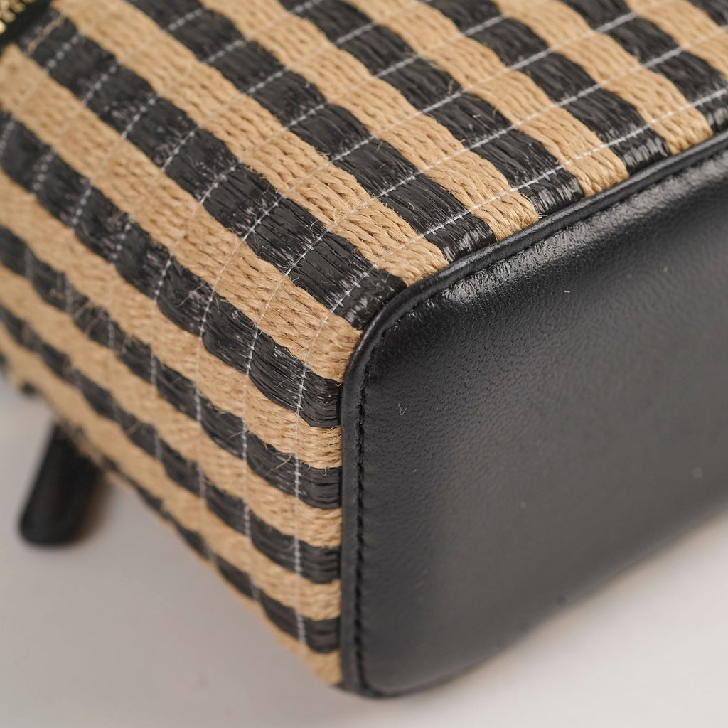 Chanel Raffia Stripe Vanity (30 series)