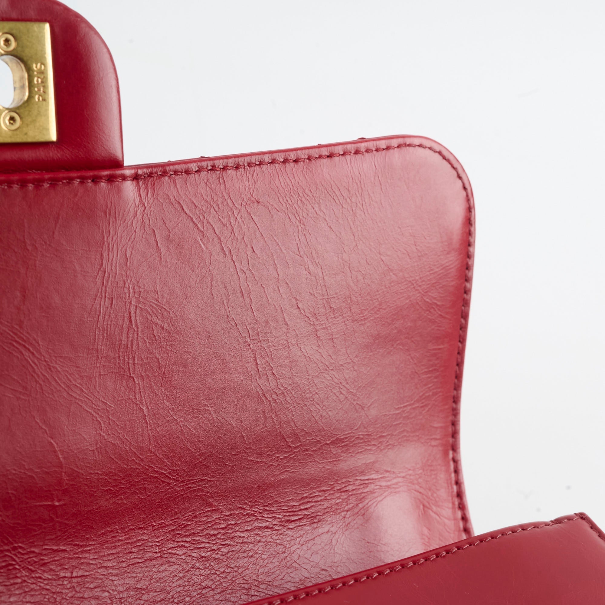 Chanel Seasonal Calfskin Flap Red