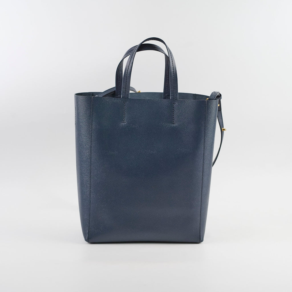 Celine Navy Shopper Tote