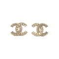 Chanel CC Crystal/Pearl Earrings Costume Jewellery