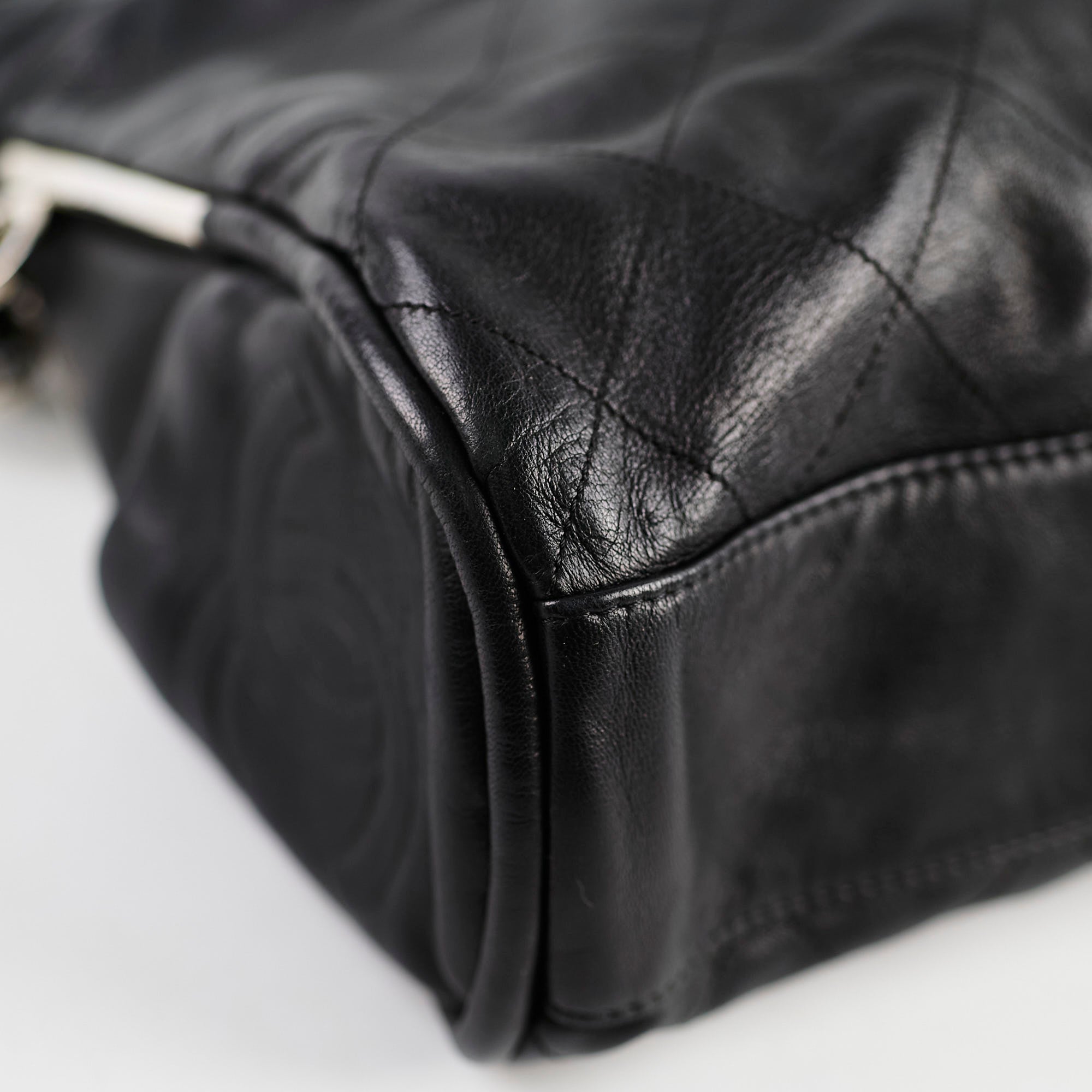 Chanel Ultimate Soft Leather Shoulder Bag Black
