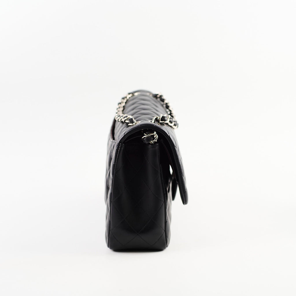 Chanel Classic Flap Jumbo Lambskin Black Series 22