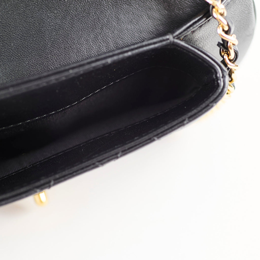 Chanel Unchained Flap Crossbody Bag Black