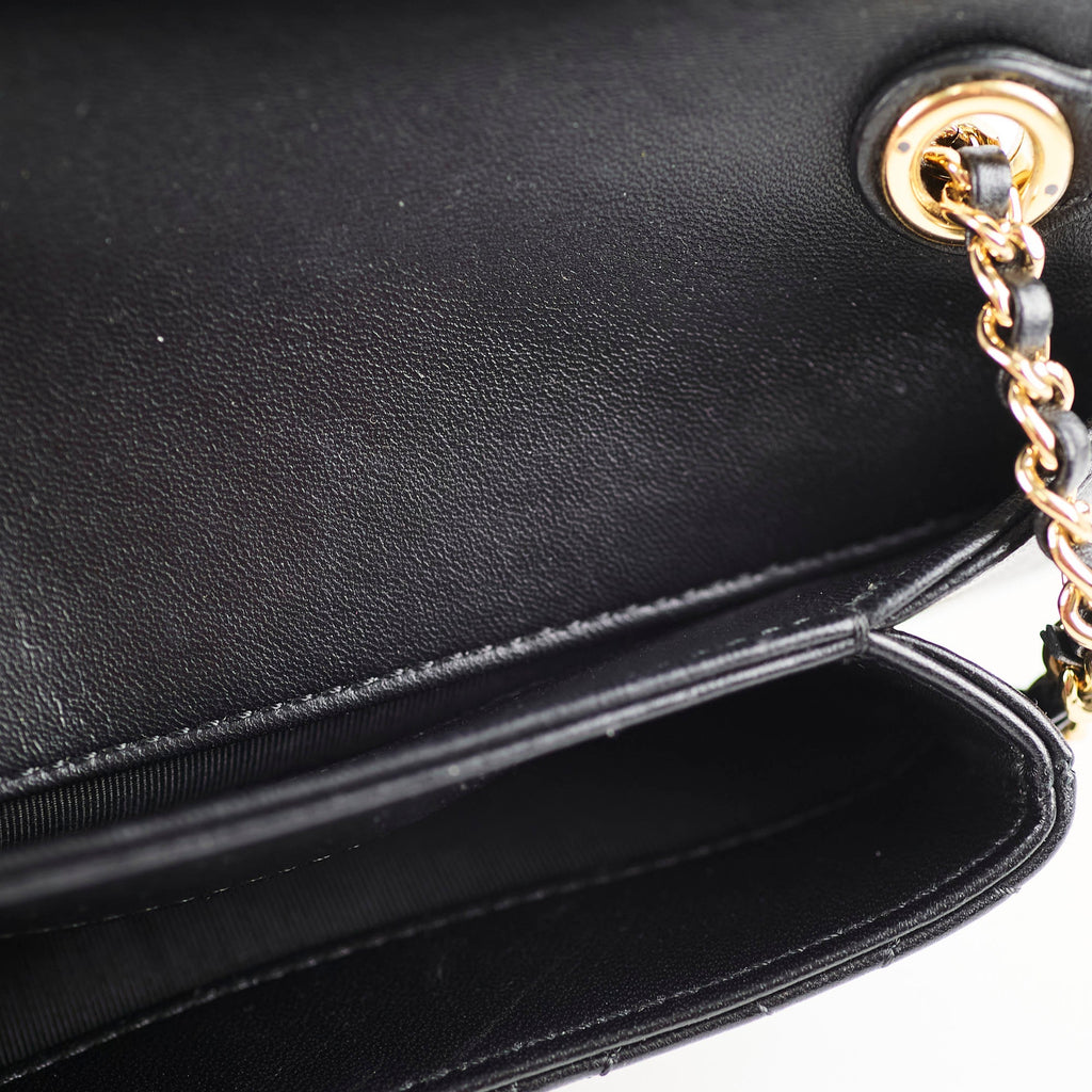 Chanel Unchained Flap Crossbody Bag Black