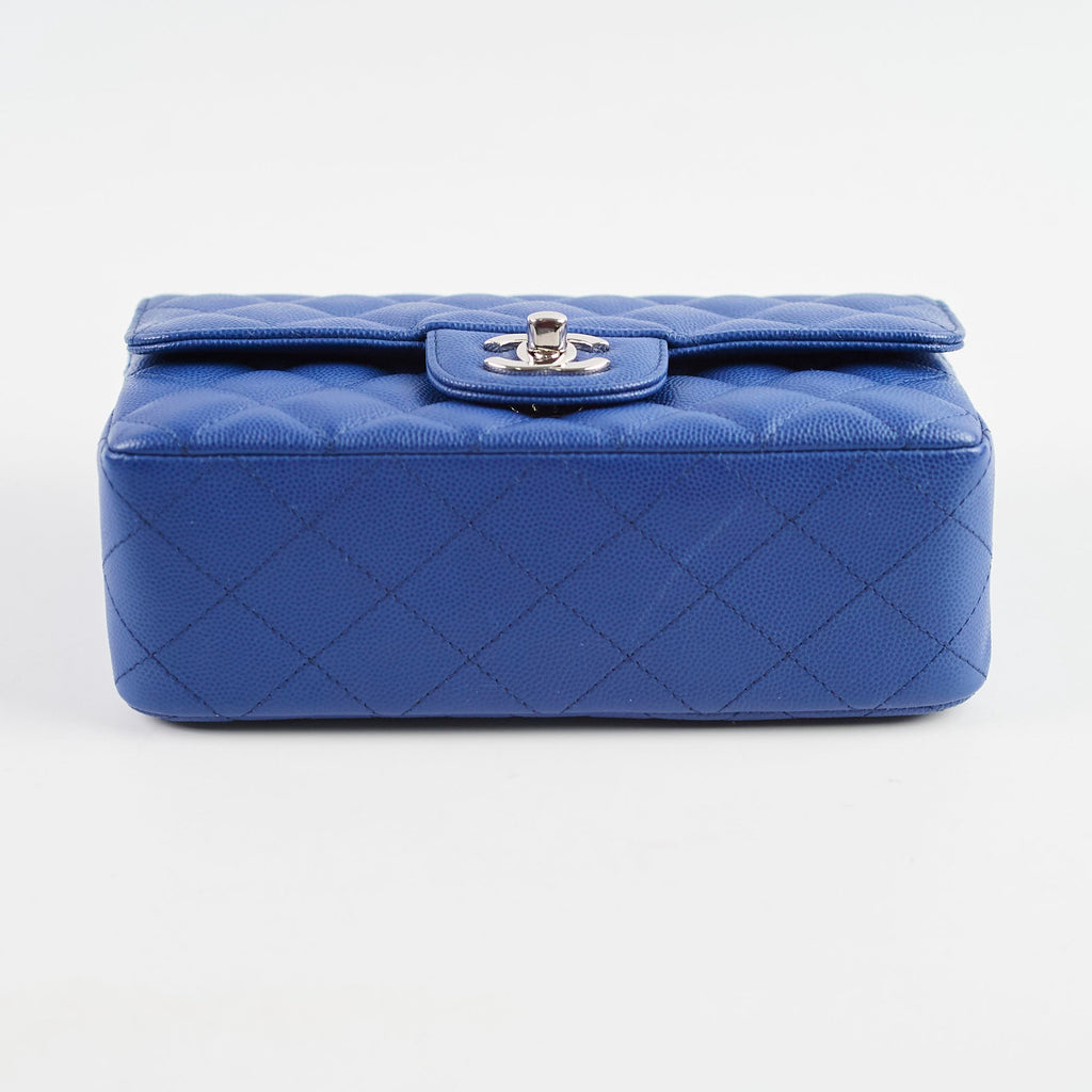 Chanel Mini Rectangular Caviar Blue