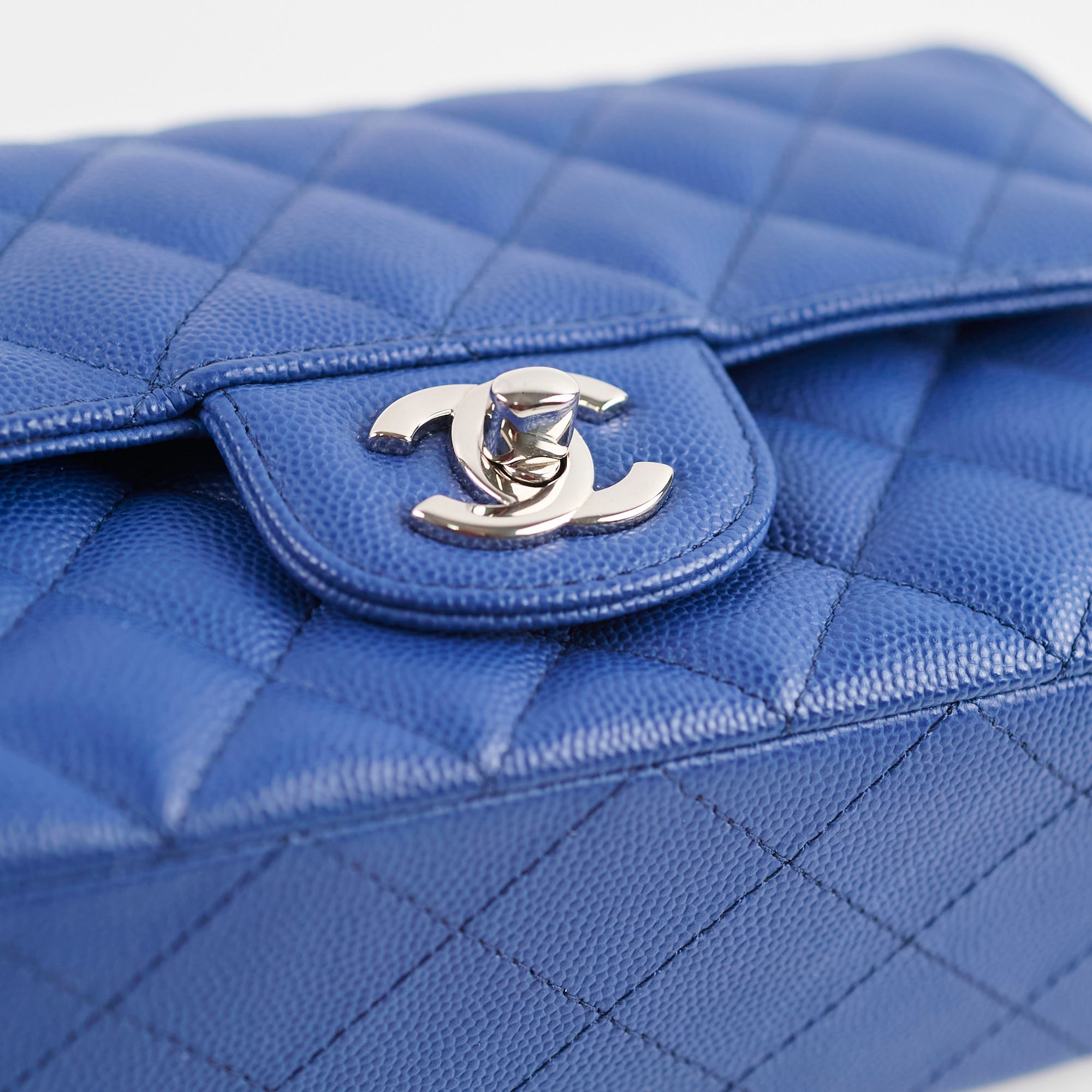 Chanel Mini Rectangular Caviar Blue