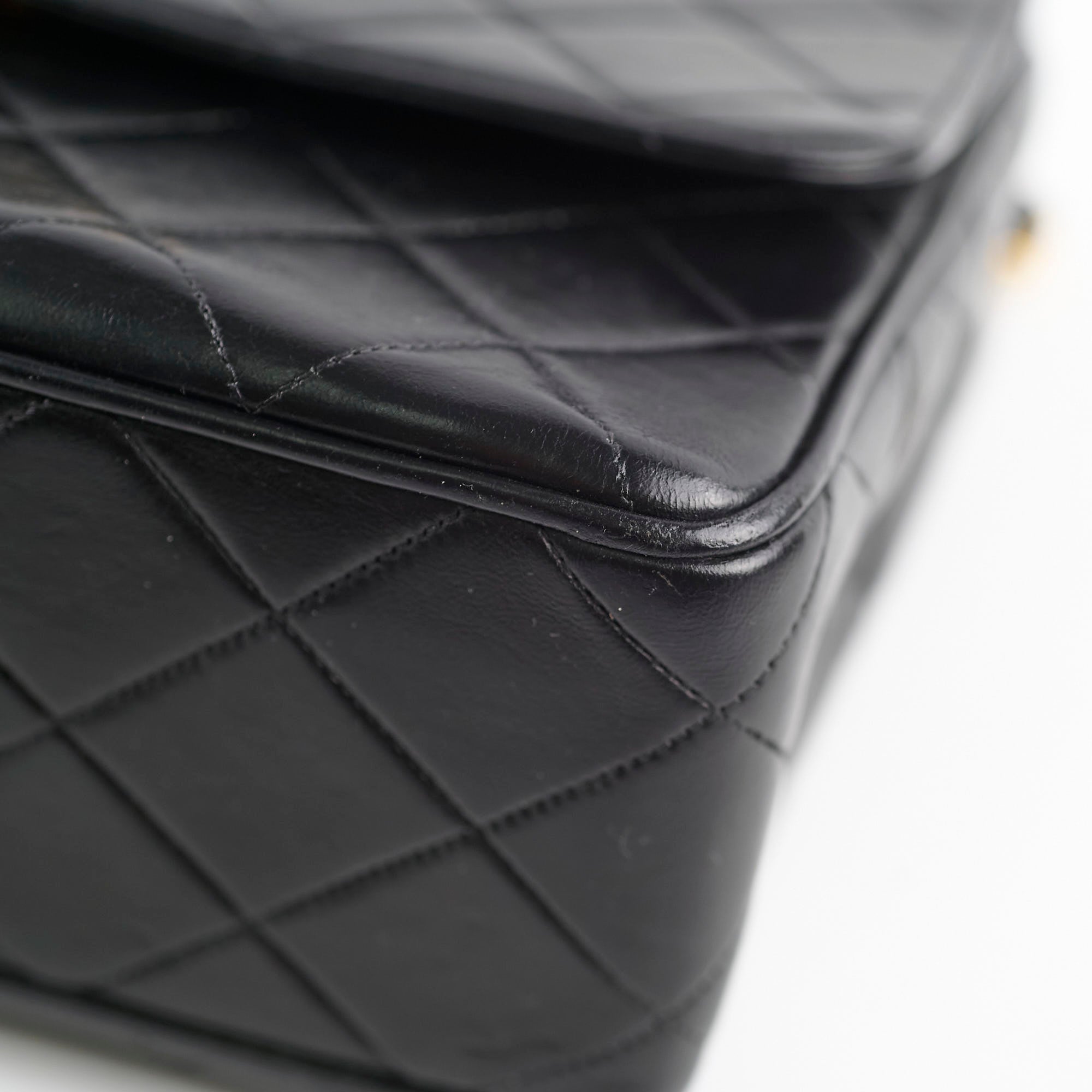 Chanel Vintage Square Shoulder Bag Lambskin (3 Series)