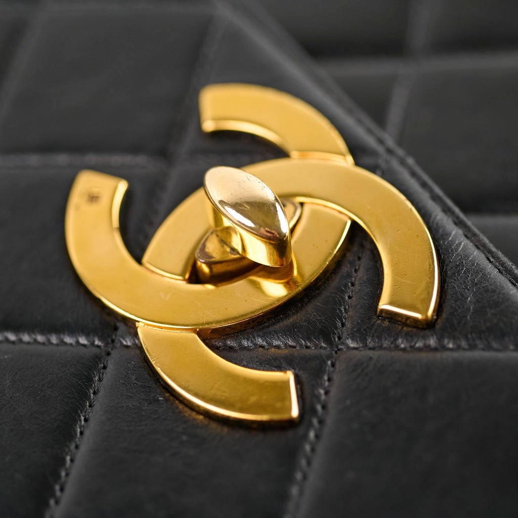 Chanel Vintage Square Shoulder Bag Lambskin (3 Series)