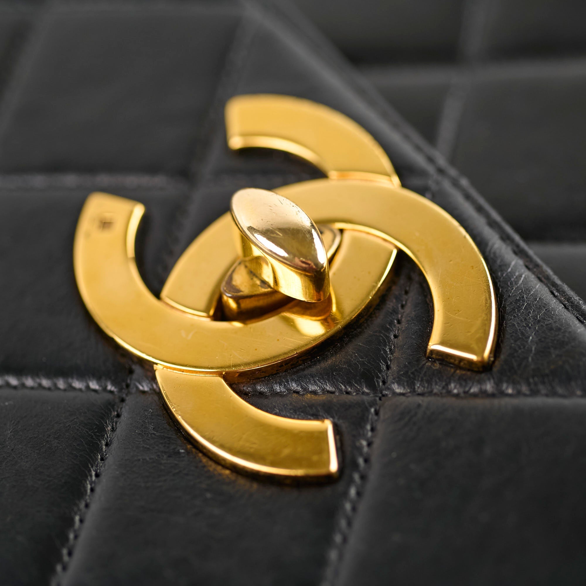 Chanel Vintage Square Shoulder Bag Lambskin (3 Series)
