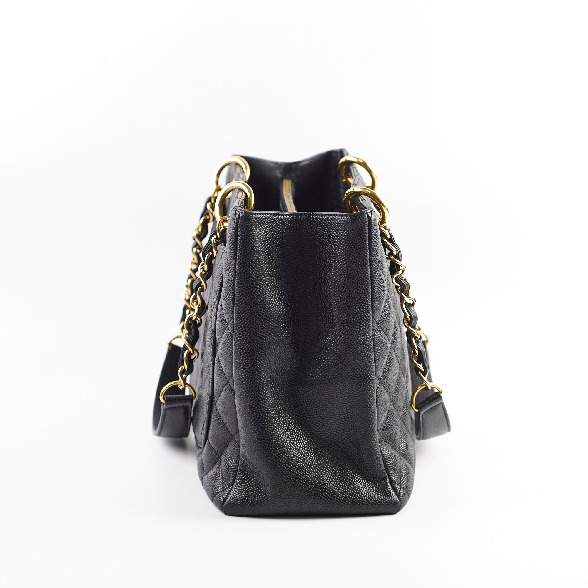 Chanel Caviar Grand Shopping Tote GST Black