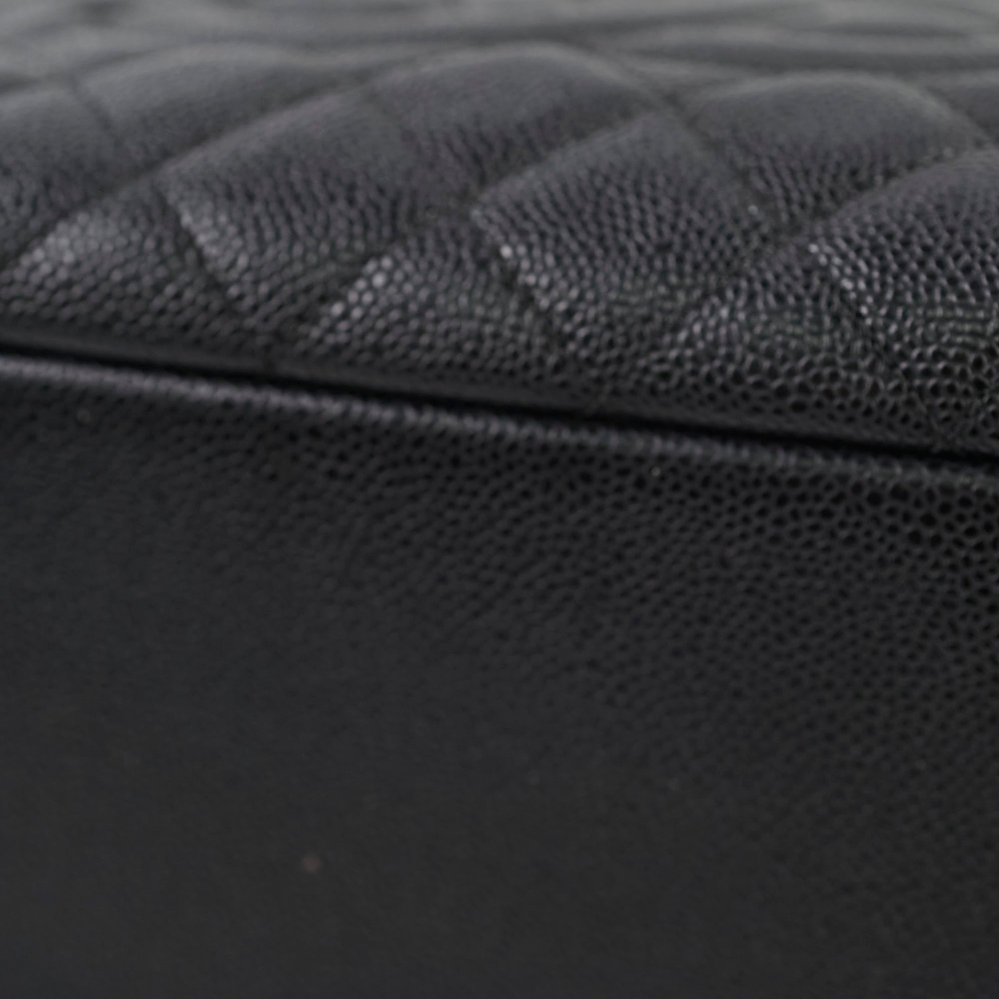 Chanel Caviar Grand Shopping Tote GST Black