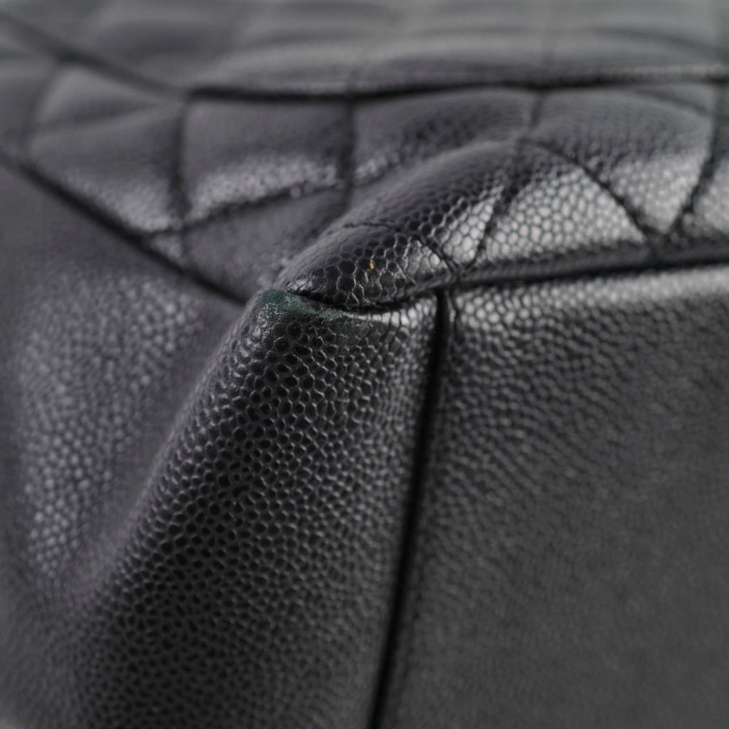 Chanel Caviar Grand Shopping Tote GST Black