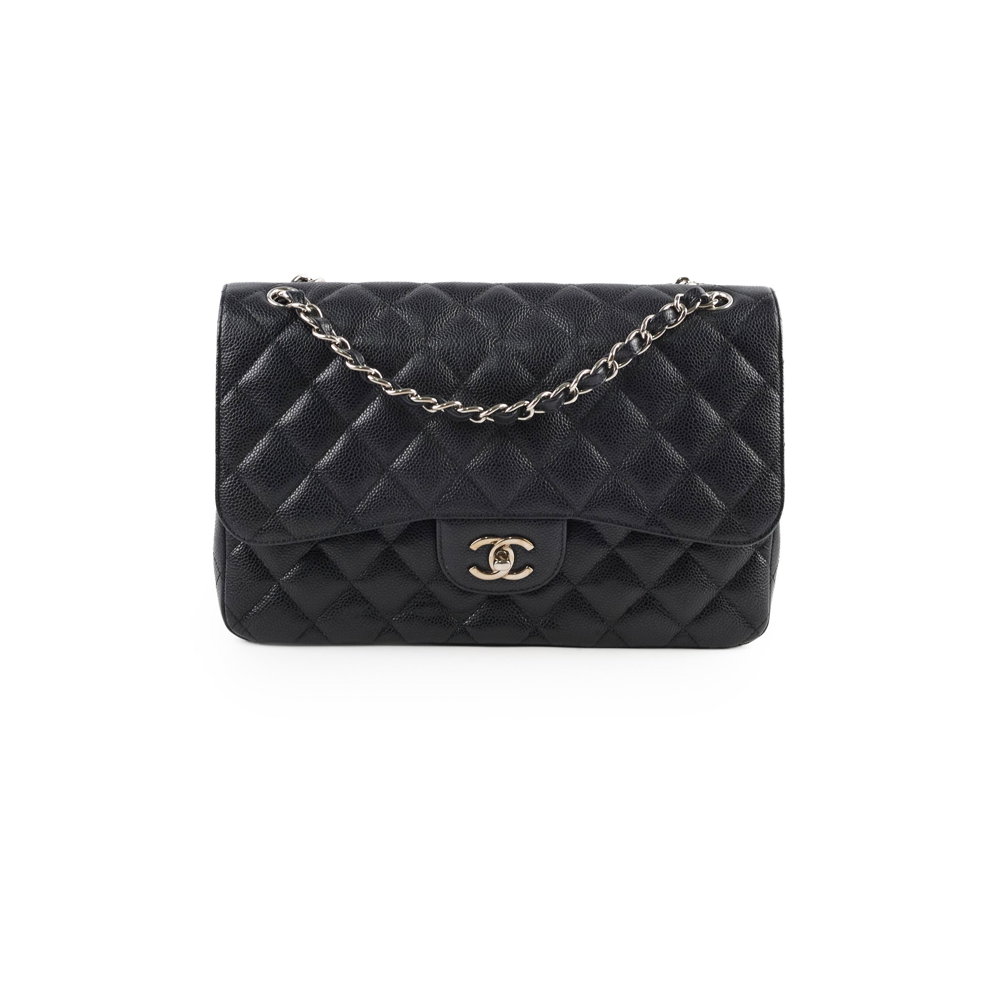 Chanel Jumbo Caviar Black