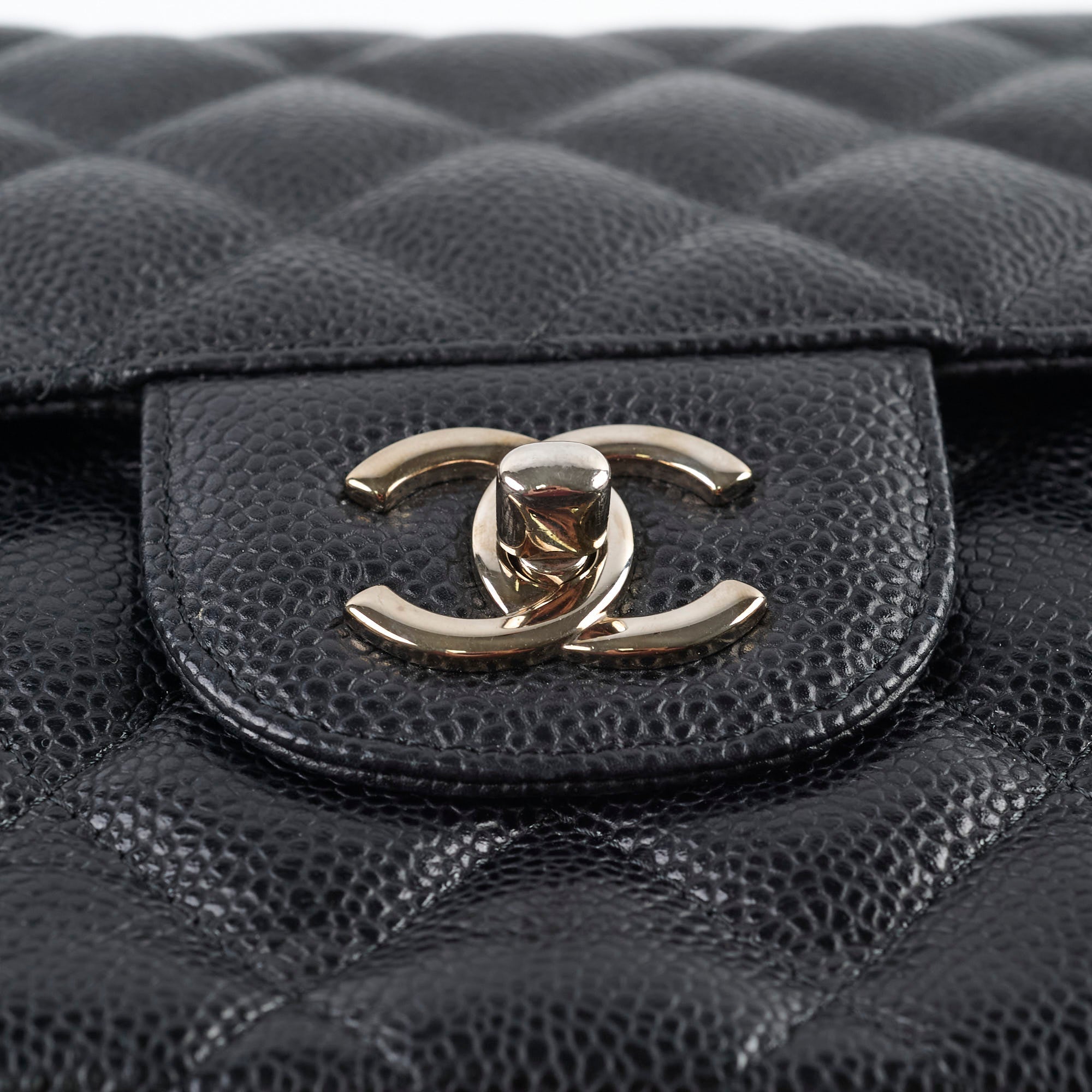 Chanel Jumbo Caviar Black