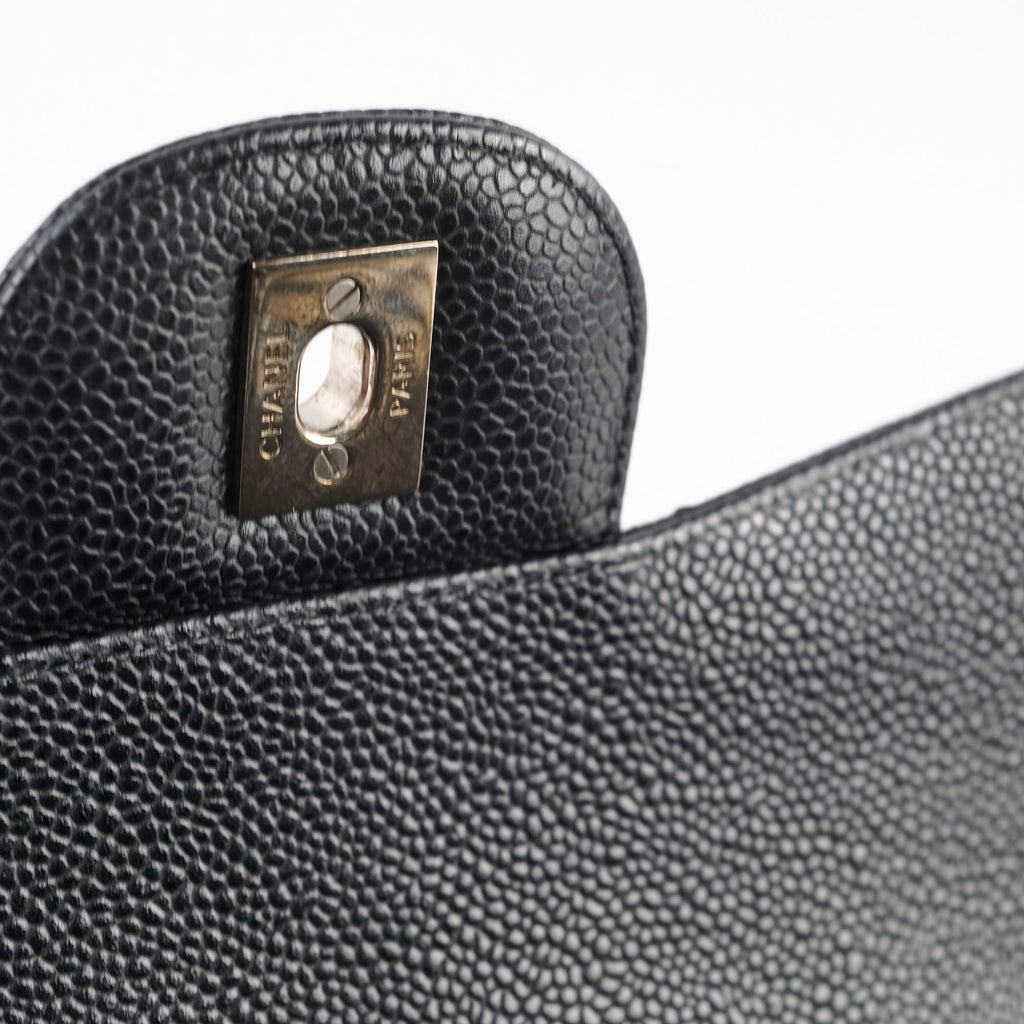 Chanel Jumbo Caviar Black