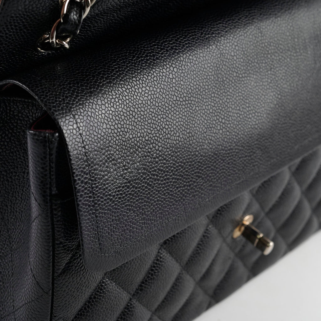 Chanel Jumbo Caviar Black