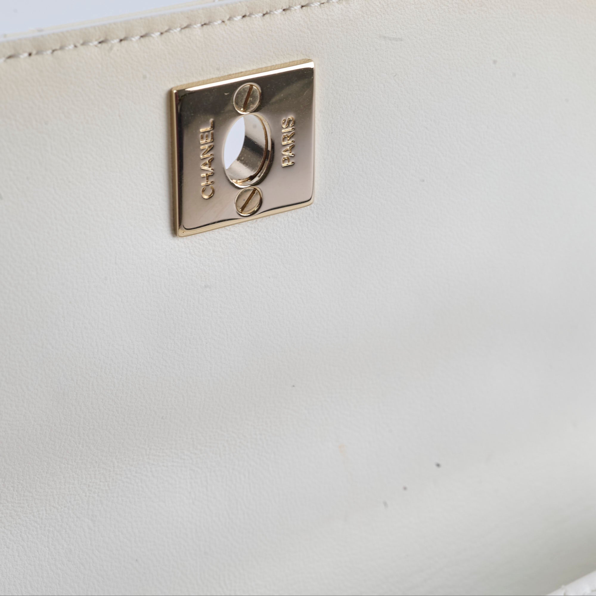 Chanel Side Twin Packs Bag White/Black (27 Series)