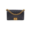 Chanel Boy Old Medium Lambskin Black
