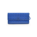 Christian Dior Wallet on Chain WOC Blue Patent