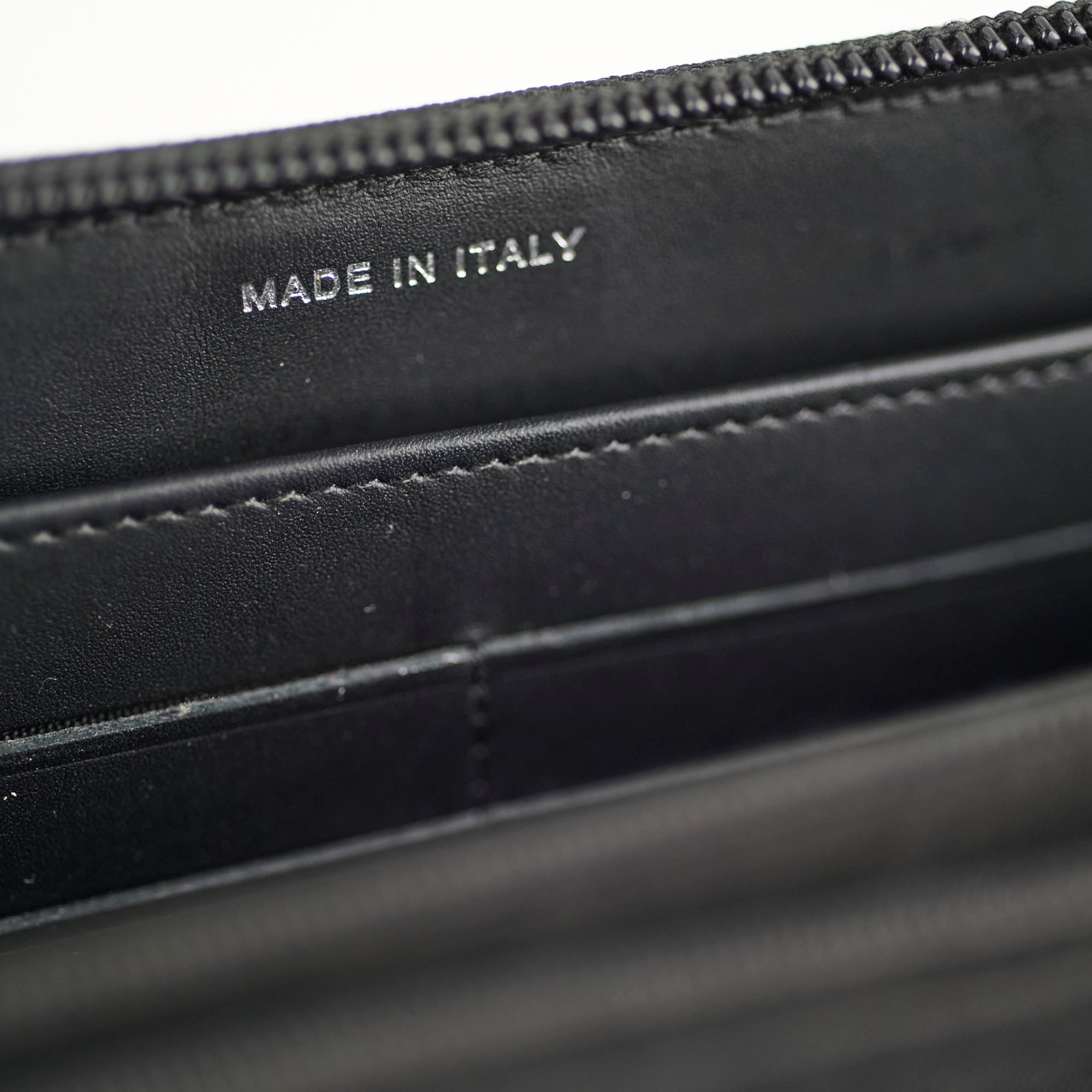 Chanel Boy Caviar Long Wallet Black