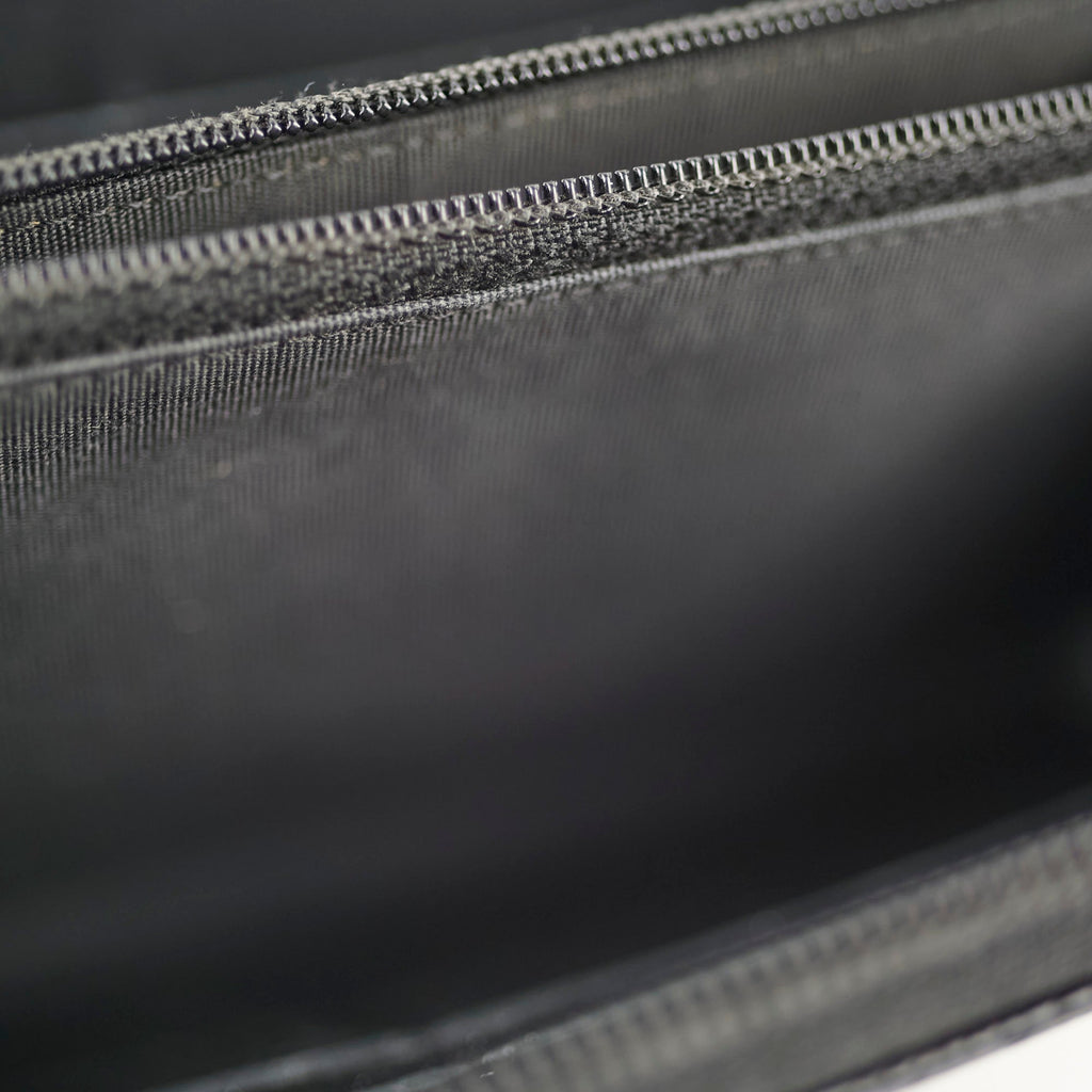 Chanel Boy Caviar Long Wallet Black