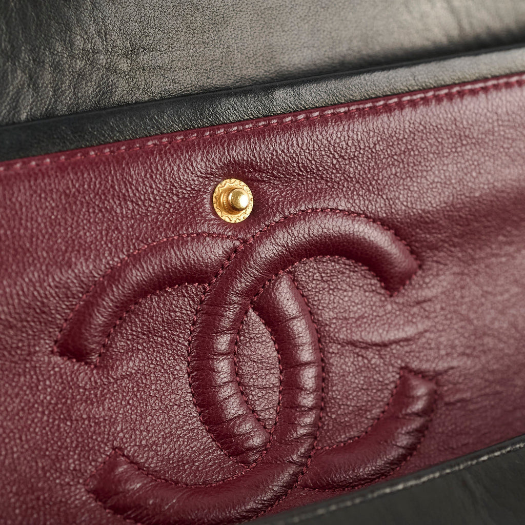 Chanel Vintage Medium M/L 24k Lambskin Classic Flap 4 Series