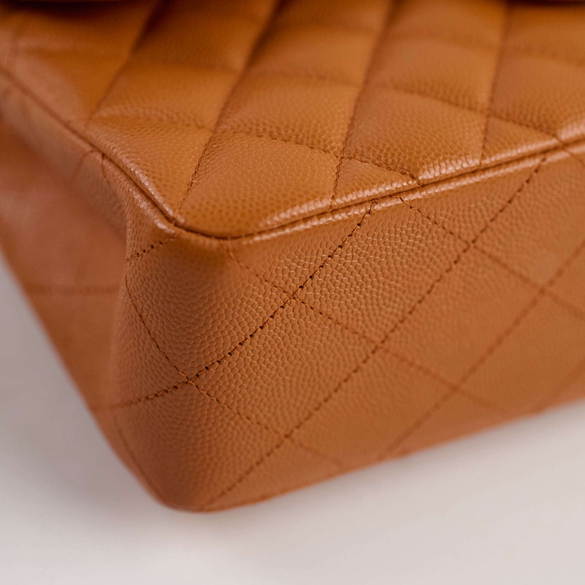 Chanel Small Classic Double Flap Caramel Caviar