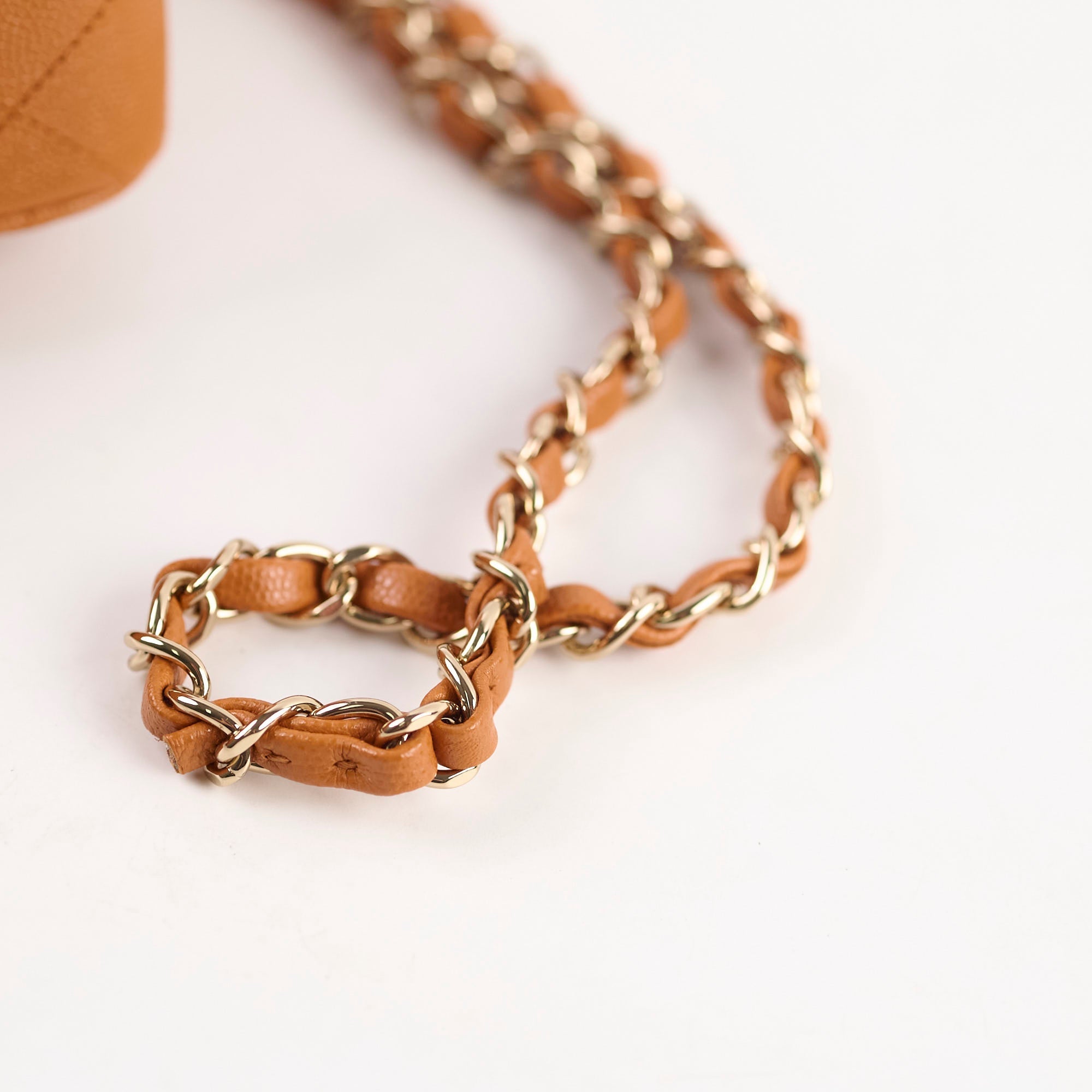 Chanel Small Classic Double Flap Caramel Caviar