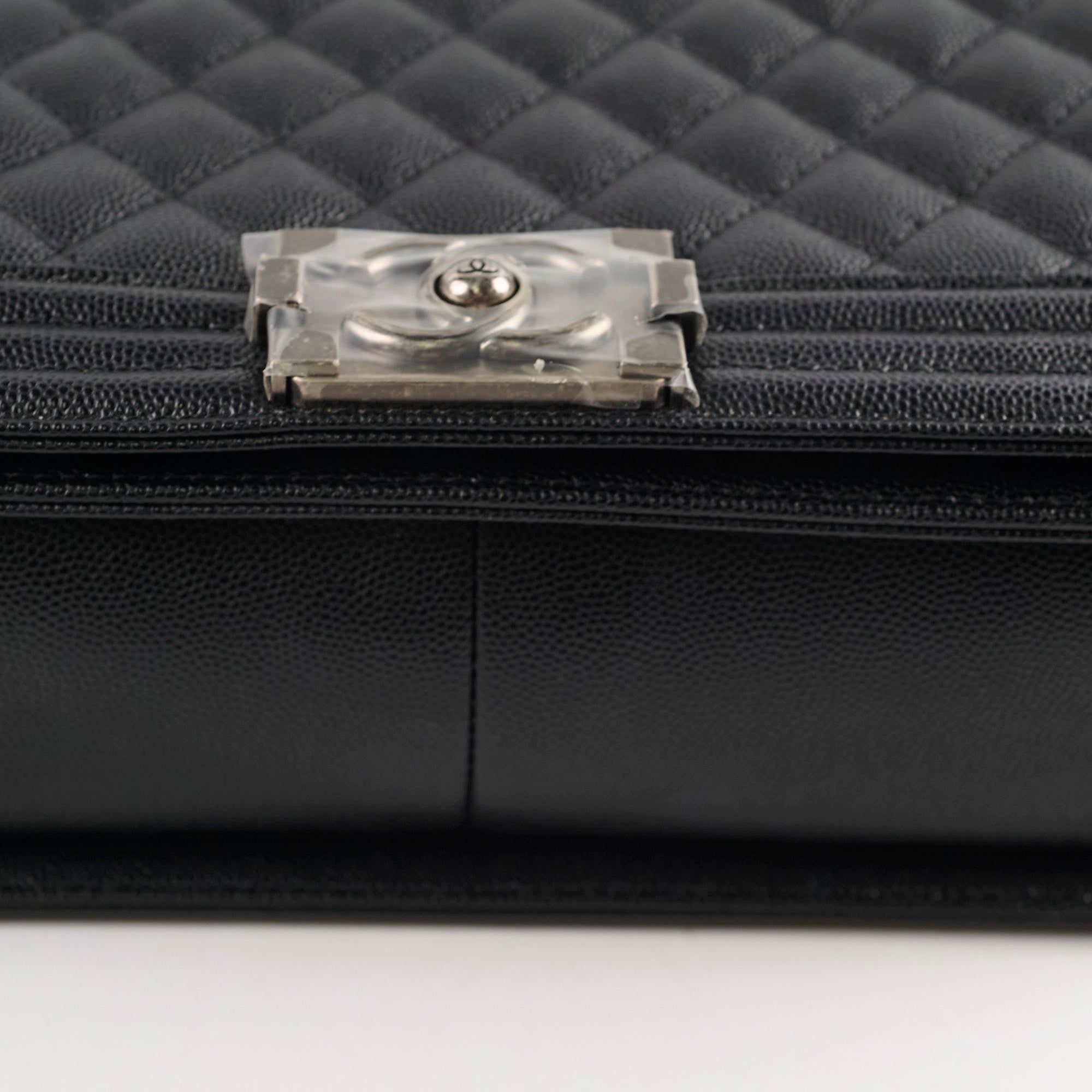 Chanel Caviar New Medium Boy Bag Black Micorchip