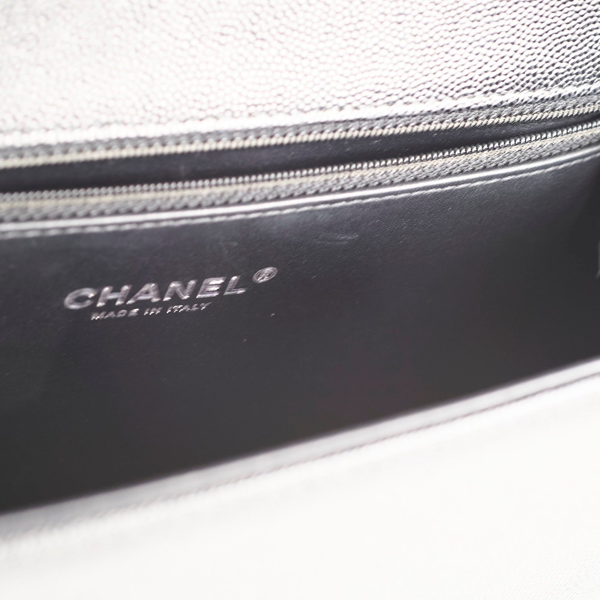 Chanel Caviar New Medium Boy Bag Black Micorchip