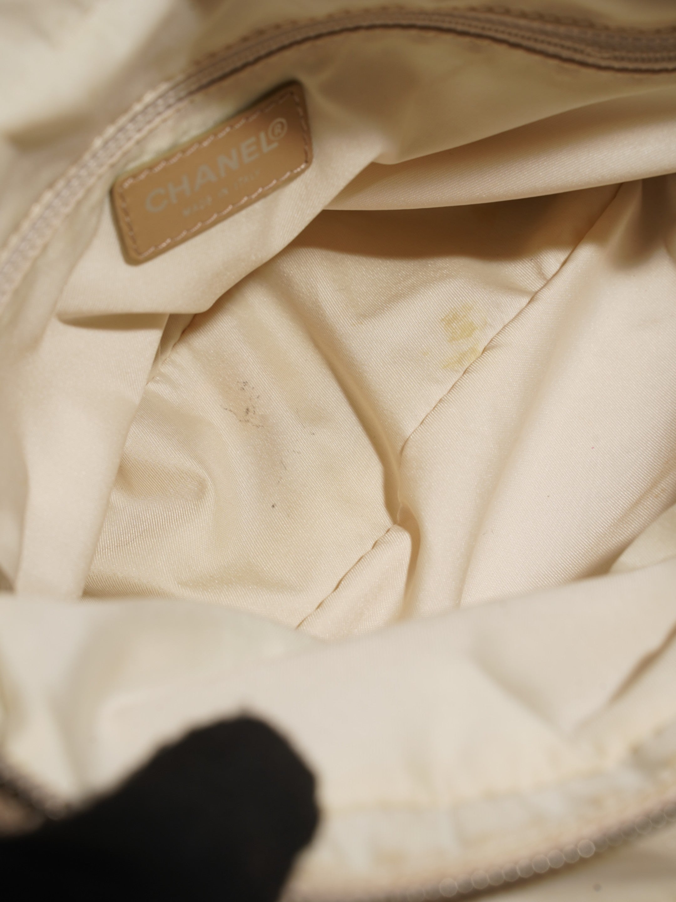 Chanel Travel Line Beige Canvas