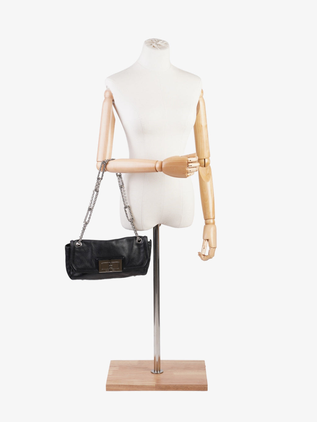 Chanel Mademoiselle Lock Flap Black Leather