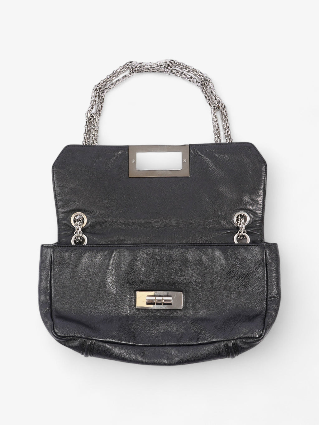 Chanel Mademoiselle Lock Flap Black Leather