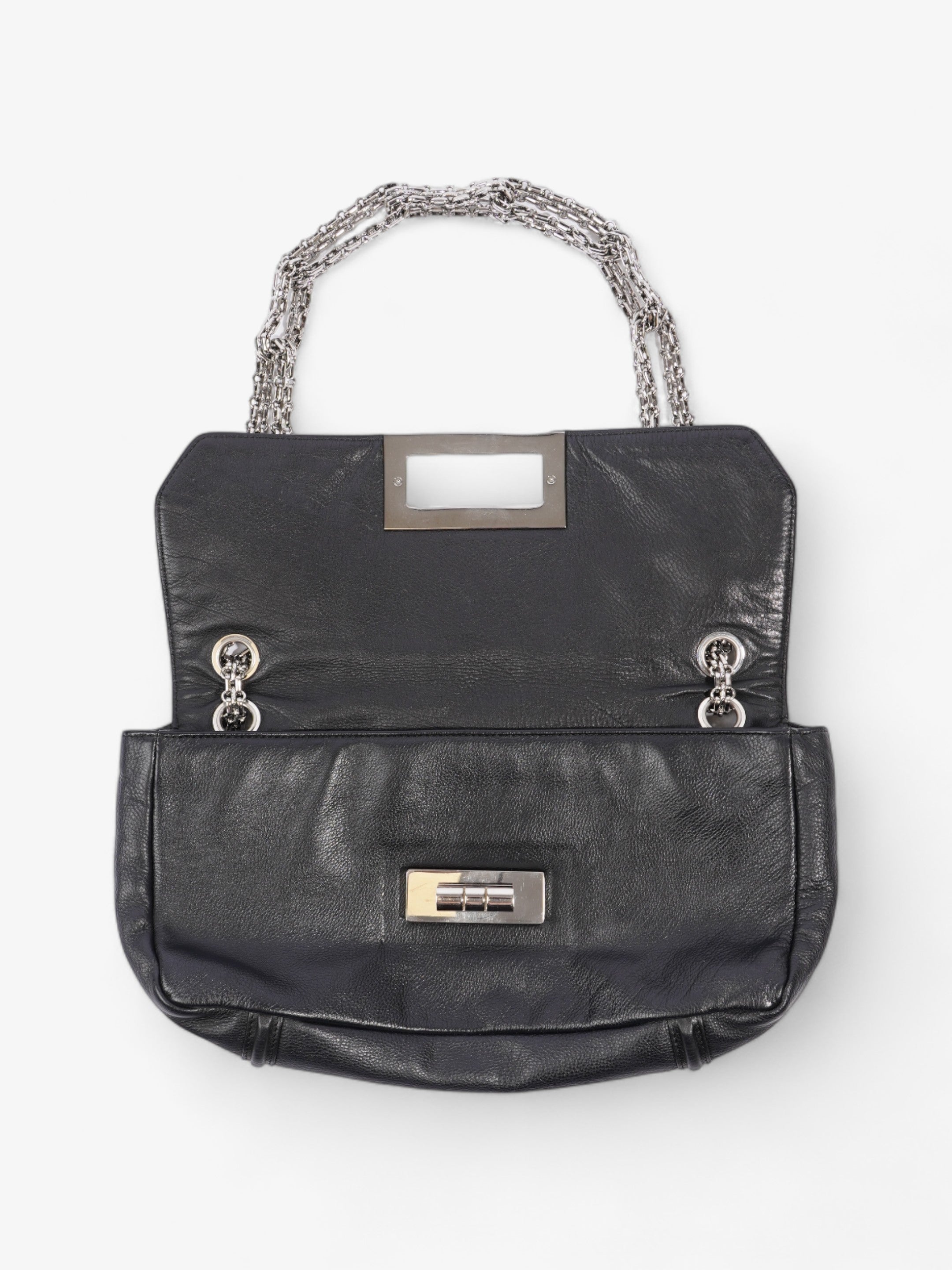 Chanel Mademoiselle Lock Flap Black Leather